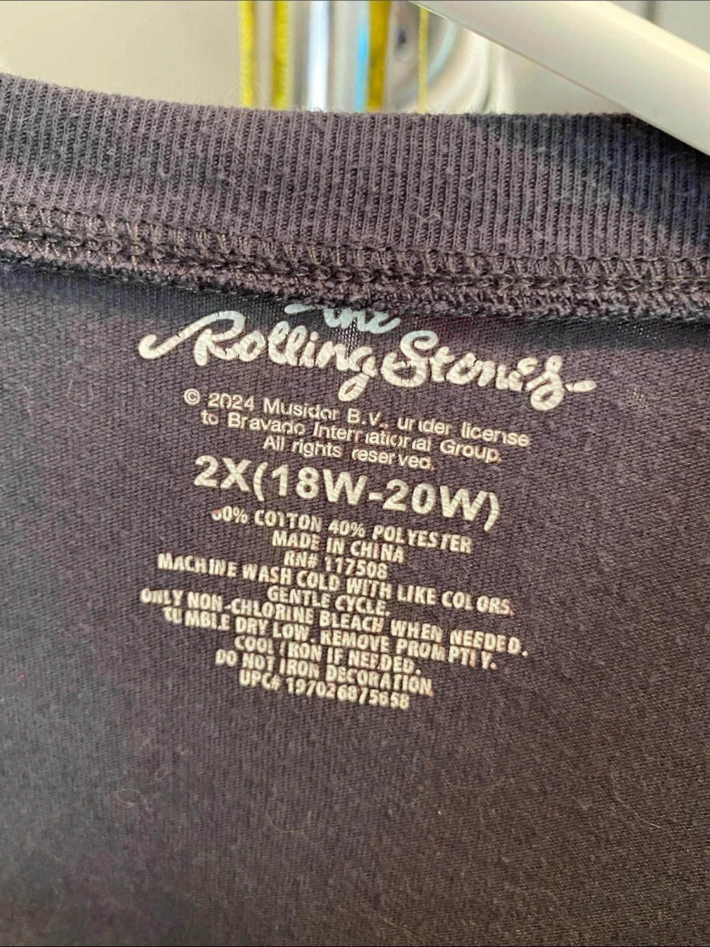 The Rolling Stones Gray Short Sleeve boxy fit Tee “est 1962”